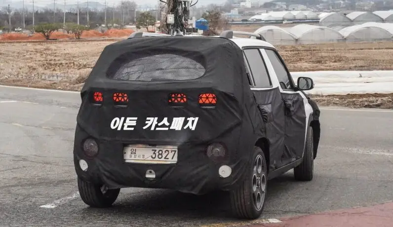 hyundai casper ice facelift spied 3