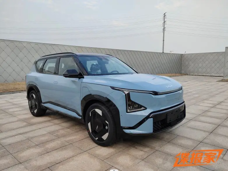 kia ev5 gt spied in china