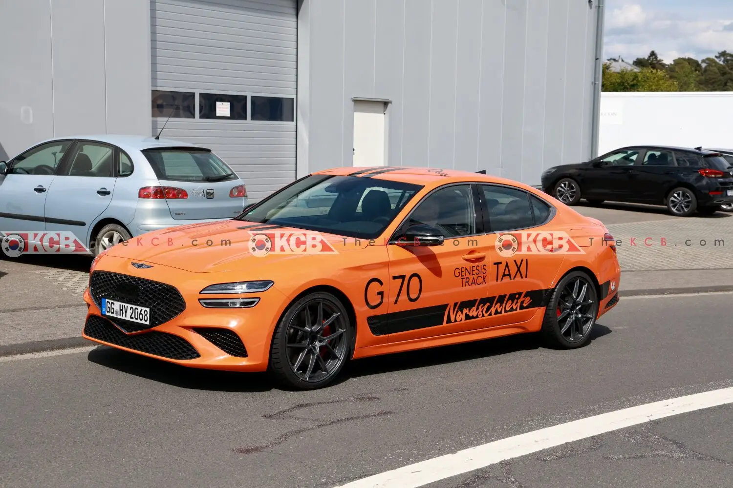 genesis g70 track taxi nordschleife