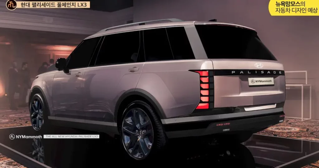 El nuevo Hyundai Palisade LX3 en exhibición.