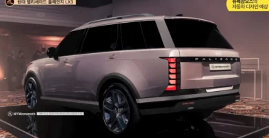 El nuevo Hyundai Palisade LX3 en exhibición.