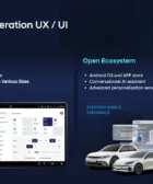 "Pantallas digitales y un ecosistema abierto para automóviles, con Android y asistente de IA."